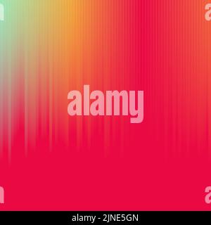 Illustration d'une conception d'arrière-plan abstraite avec dégradé multicolore lumineux lignes linéaires floues verticales sur fond noir Banque D'Images