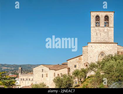 Basilique de San Francesco d'Assise, Assise, Ombrie, Italie Banque D'Images