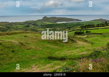 Vue vers Bantry Bay, Beara Peninsula, Co. Kerry, Irlande Banque D'Images