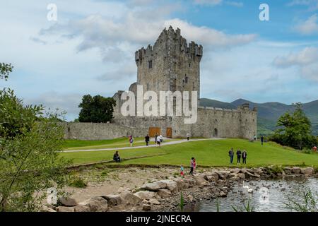 Le Château de Ross, Killarney, Irlande Banque D'Images