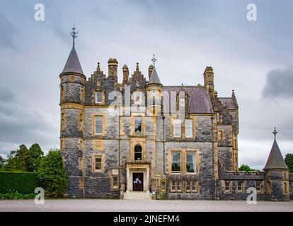 BLARNEY, IRLANDE. 13 JUIN 2022. Blarney House au comté de Cork vue sur le jardin Banque D'Images