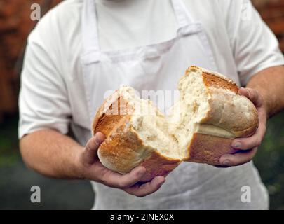 boulanger artisanal Banque D'Images