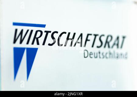 Berlin, Allemagne. 02nd févr. 2022. Le logo du ‚ÄòWirtschaftsrat GermanyÄô, pris à Berlin, 2 février 2022. Credit: dpa/Alay Live News Banque D'Images