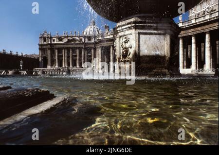 Rome, Piazza San Pietro, place Saint-Pierre. Banque D'Images