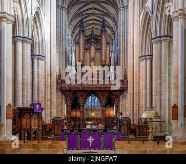 Beverley Minster dans la circonscription est du Yorkshire Banque D'Images