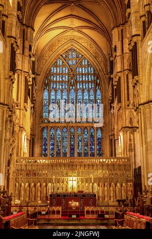 Beverley Minster dans la circonscription est du Yorkshire Banque D'Images