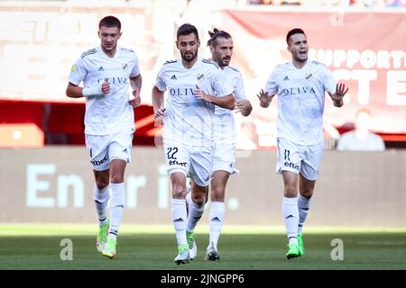 ENSCHEDE, PAYS-BAS - AOÛT 11 : Srdan Mijailovic de Cukaricki lors de la Ligue des conférences européennes de l'UEFA 2022/23 troisième tour de qualification deuxième match entre le FC Twente et Cukaricki à de Grolsch Veste sur 11 août 2022 à Enschede, pays-Bas (photo de Marcel ter Pals/Orange Pictures) Banque D'Images