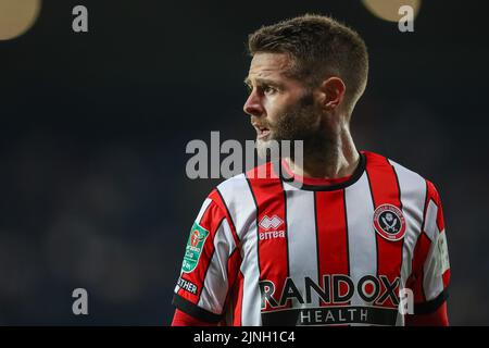 Oliver Norwood #16 de Sheffield United pendant le match Banque D'Images