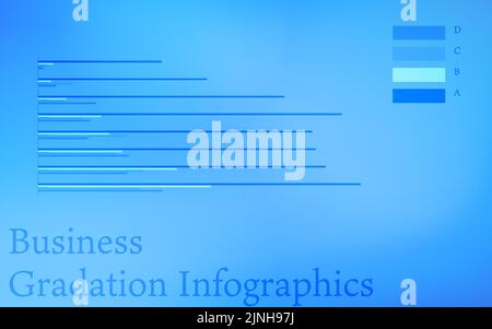 Infographies, graphiques, graphiques et tableaux bleus Illustration de Vecteur