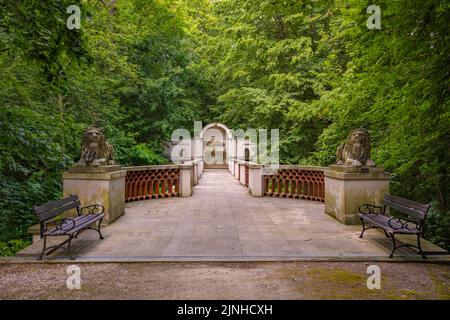 Parc avec Natolinie, Natolin Banque D'Images