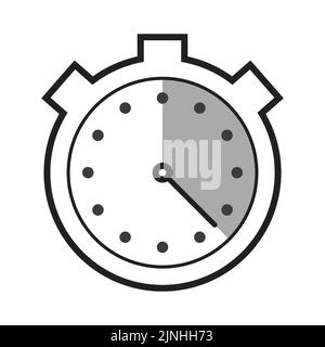 Icône du chronomètre - illustration vectorielle Illustration de Vecteur
