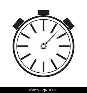 Icône du chronomètre - illustration vectorielle Illustration de Vecteur