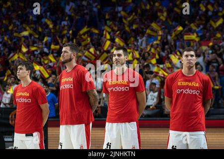 Madrid, Madrid, Espagne. 11th août 2022. (LEF à droite) : JUAN NUNEZ, FRAN GUERRA, JUANCHO HERNANGOMEZ et JOEL PARRA (image de crédit : © Oscar Ribas Torres/ZUMA Press Wire) Banque D'Images