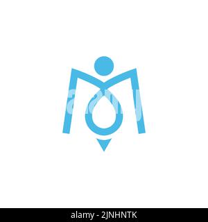 Modèle abstrait graphique vectoriel du logo Bee concepts Illustration de Vecteur