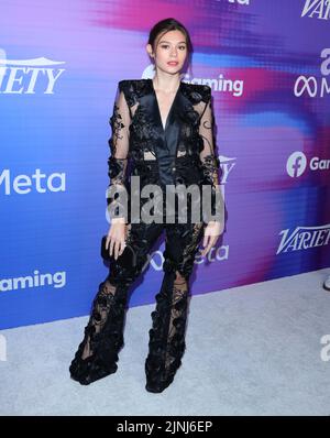 Hollywood, États-Unis. 11th août 2022. Nicole Maines arrive au tapis rouge VarietyÕs Power of Young Hollywood tenu au Nehuehouse à Hollywood, CA, jeudi, 11 août 2022 . (Photo de Juan Pablo Rico/Sipa USA) crédit: SIPA USA/Alay Live News Banque D'Images