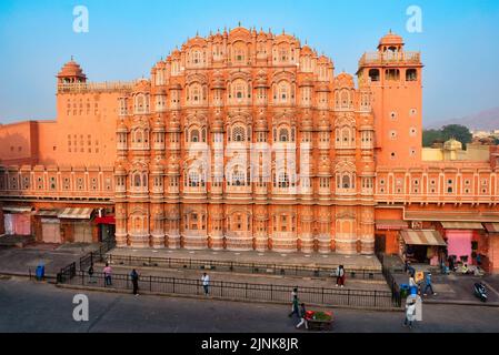 jaipur, hawa mahal, jaipur, hawa mahal Banque D'Images