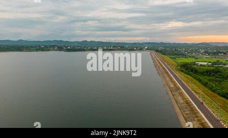 29 juillet 2022: Paysage autour du lac de Lak, ville de Buon Ma Thuot, province de Dak Lak, Vietnam Banque D'Images