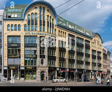 Hackesche Höfe, Rosenthaler Straße, Berlin Mitte Banque D'Images