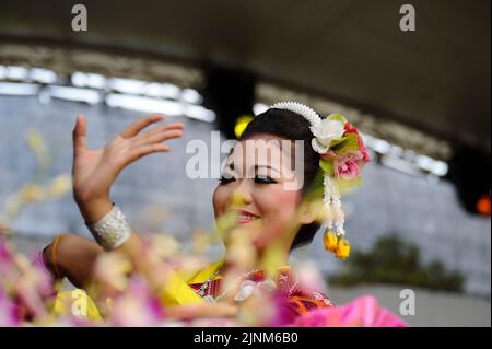 Vienne, Autriche. 06 juillet 2013. Festival du folklore thaïlandais Banque D'Images