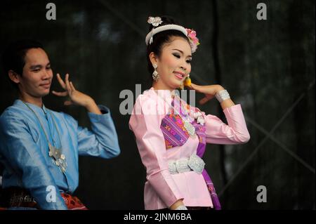 Vienne, Autriche. 06 juillet 2013. Festival du folklore thaïlandais Banque D'Images