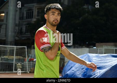 Hochiminh, Vietnam. 12th août 2022. Ex-USMNT joueur Lee Nguyen en action pour Hochiminh City vs Binh Dinh FC. DAT Do/Alay Live News Banque D'Images