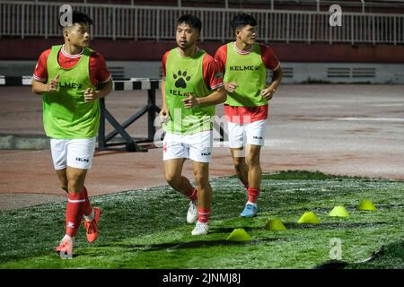 Hochiminh, Vietnam. 12th août 2022. Ex-USMNT joueur Lee Nguyen en action pour Hochiminh City vs Binh Dinh FC. DAT Do/Alay Live News Banque D'Images