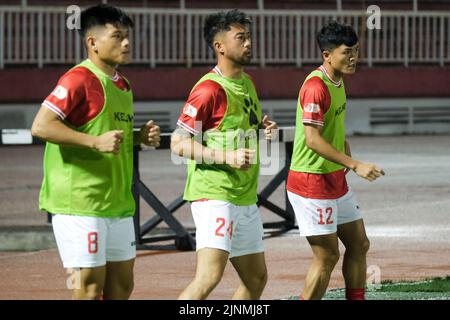 Hochiminh, Vietnam. 12th août 2022. Ex-USMNT joueur Lee Nguyen en action pour Hochiminh City vs Binh Dinh FC. DAT Do/Alay Live News Banque D'Images