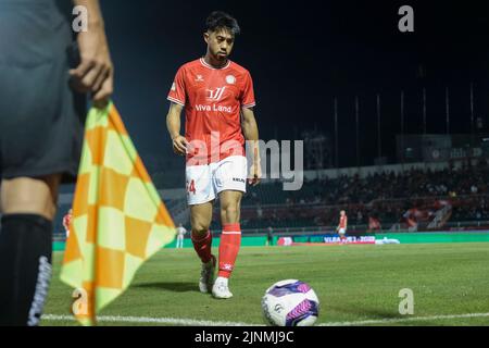 Hochiminh, Vietnam. 12th août 2022. Ex-USMNT joueur Lee Nguyen en action pour Hochiminh City vs Binh Dinh FC. DAT Do/Alay Live News Banque D'Images