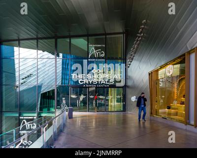 Centre commercial ARIA, Las Vegas, Nevada, États-Unis Banque D'Images