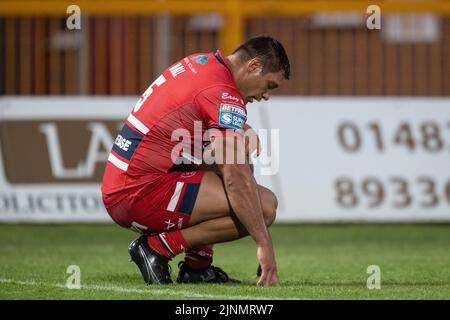 Kingston upon Hull, Royaume-Uni. 12th août 2022. Un debuted Ryan Hall #5 de Hull KR pendant le match à Kingston upon Hull, Royaume-Uni le 8/12/2022. (Photo de James Heaton/News Images/Sipa USA) crédit: SIPA USA/Alay Live News Banque D'Images