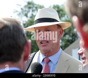 Réunion de juillet Newmarket 12.07.13 John Gosden formateur Banque D'Images