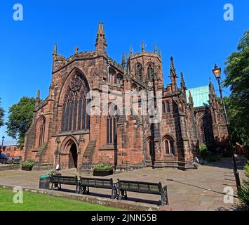 Église paroissiale anglicane St Marys, Church LN, Nantwich, Cheshire, Angleterre, ROYAUME-UNI, CW5 5RQ Banque D'Images