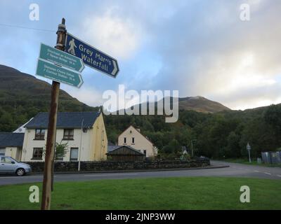 West Highland Way Scotland's Great Trails long distance route. Highlands écossais. Écosse Banque D'Images