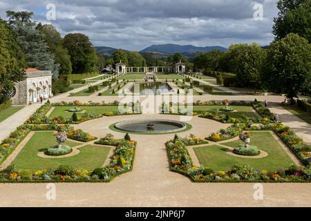 Le domaine d'Arnaga : Musée Edmond Rostand. Cambo-les-bains, Pyrénées-Atlantiques, France Banque D'Images