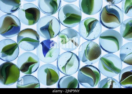 Billes de verre décoratives Banque D'Images