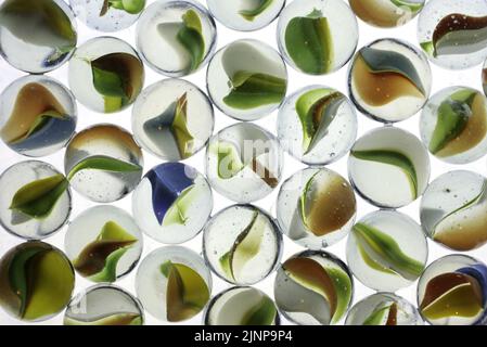 Billes de verre décoratives Banque D'Images