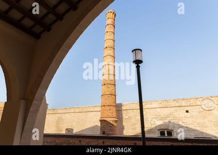 Vues panoramiques de la Stabilimento Fiorio (ancienne usine de thonidés), dans l'île de Favignana, province de Trapani, Italie. Banque D'Images