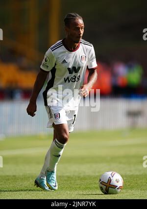 Bobby de Decordova-Reid de Fulham pendant le match de la Premier League au stade Molineux, Wolverhampton. Date de la photo: Samedi 13 août 2022. Banque D'Images