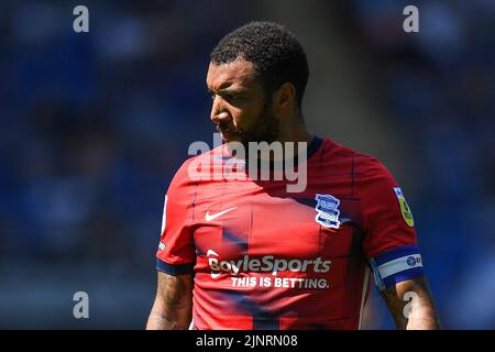 Cardiff, Royaume-Uni. 13th août 2022. Troy Deeney #8 de Birmingham City pendant le match à Cardiff, Royaume-Uni le 8/13/2022. (Photo par Mike Jones/News Images/Sipa USA) crédit: SIPA USA/Alay Live News Banque D'Images