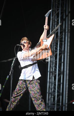 McFly se exécutant à Doncaster Racecourse , Royaume-Uni , 13.08.2022 Banque D'Images