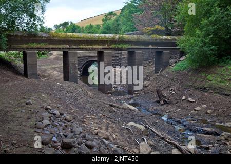 Été 2022 au Ladybower Reservoir, Peak District, paysage britannique Banque D'Images