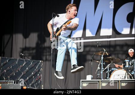 McFly se exécutant à Doncaster Racecourse , Royaume-Uni , 13.08.2022 Banque D'Images