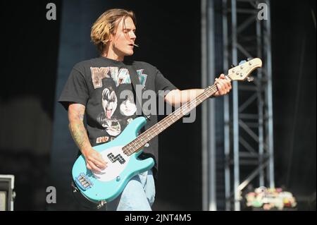 McFly se exécutant à Doncaster Racecourse , Royaume-Uni , 13.08.2022 Banque D'Images