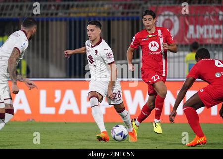 Samuele Ricci (Torino FC) pendant le championnat italien série Un match de football entre AC Monza et Torino FC sur 13 août 2022 au stade U-Power de Monza, Italie - photo Morgese-Rossini / DPPI Banque D'Images