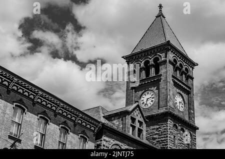 Palais de justice du comté de carbone, Jim Thorpe, Pennsylvanie, États-Unis Banque D'Images