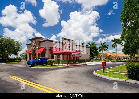 Davie, FL, Etats-Unis - 30 juillet 2022: Panda Express Davie FL Etats-Unis Banque D'Images