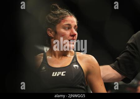 13 août 2022, San Diego, Californie, San Diego, CA, Etats-Unis: SAN DIEGO, CA - AOÛT 13: Lupita Godinez pendant la nuit de combat de l'UFC: Vera v Cruz événement à Pechanga Arena sur 13 août 2022, à San Diego, Californie, Etats-Unis. (Credit image: © Louis Grasse/PX Imagens via ZUMA Press Wire) Banque D'Images