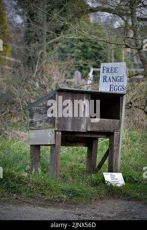 les produits de la ferme locale à la vente raydon local sufffolk angleterre Banque D'Images