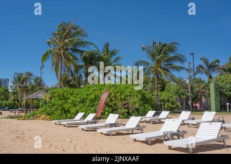 Restaurant italien Bacco Beach Banque D'Images