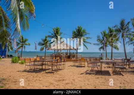 Restaurant italien Bacco Beach Banque D'Images